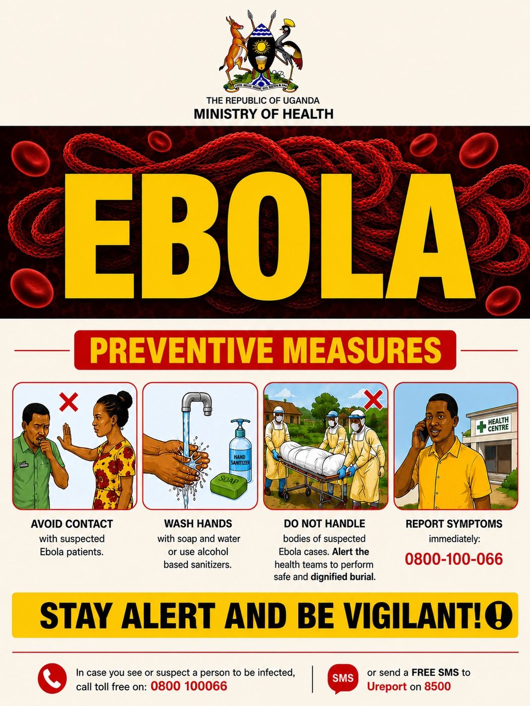 Information poster: preventing Ebola